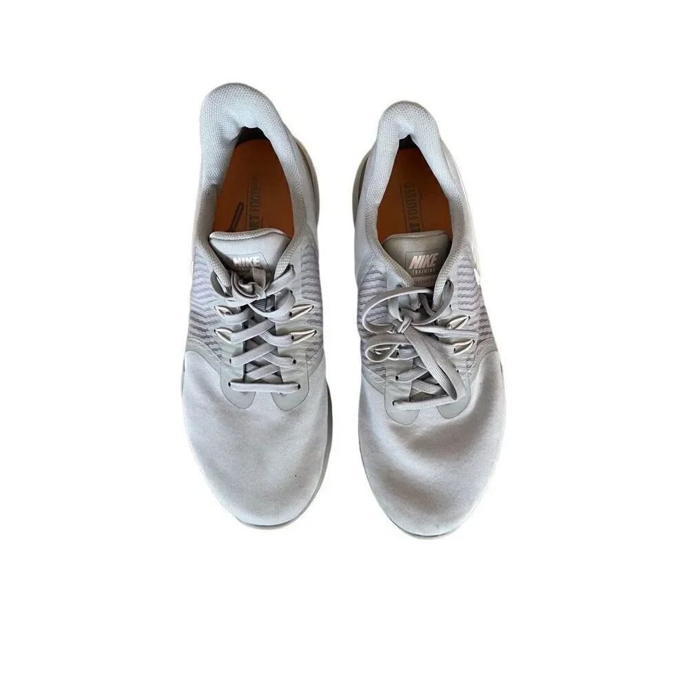 Nike Womens Gray Lace Up W In-Season TR 8 Sneakers Fitness Shoes Size 9